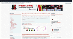 Desktop Screenshot of newmarketgaa.com